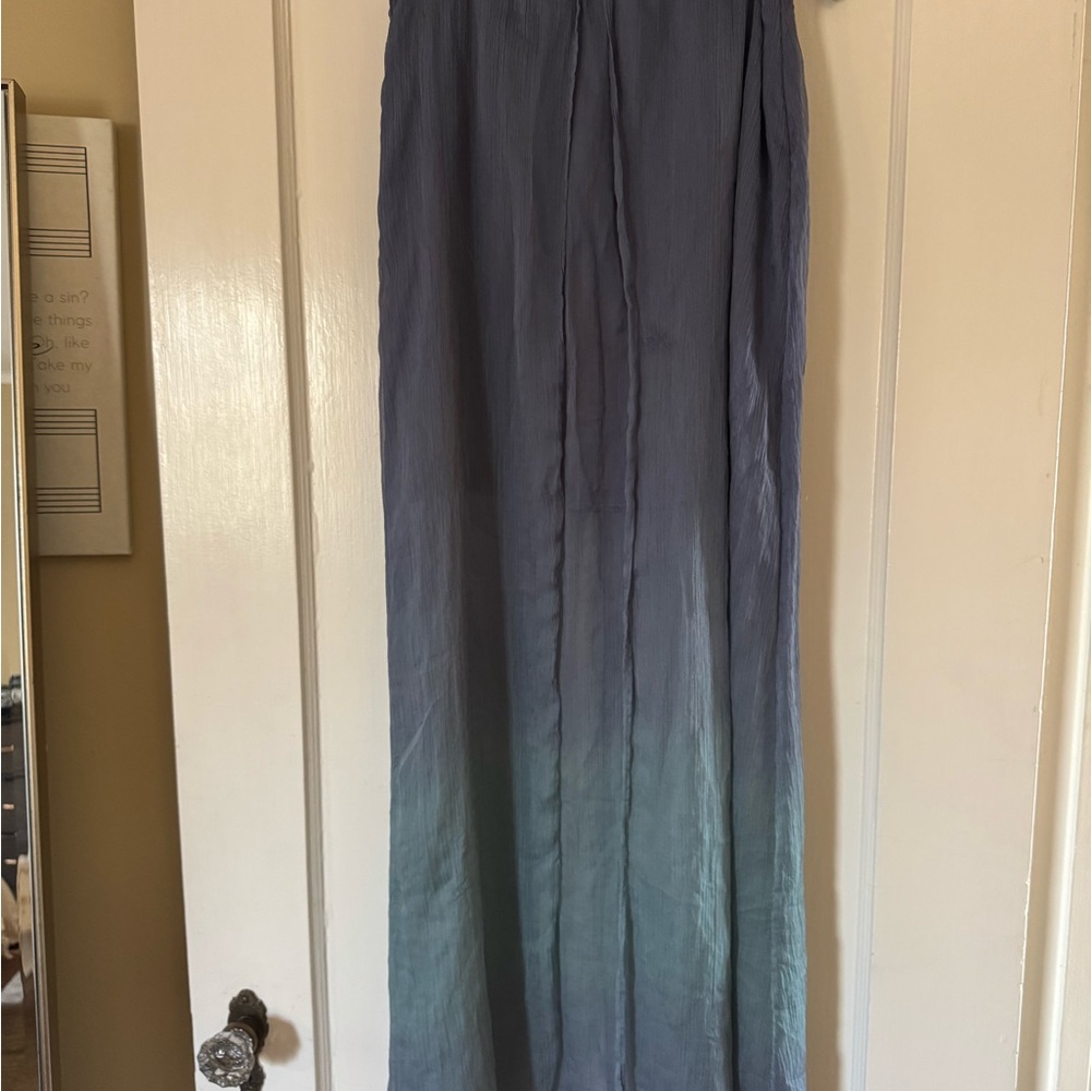 Elegant Blue Ombre Skirt